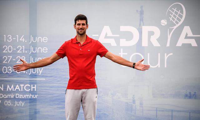 Novak Djokovic war mit seiner Adria-Tour heftig in die Kritik geraten. Nun ist er selbst Corona positiv.