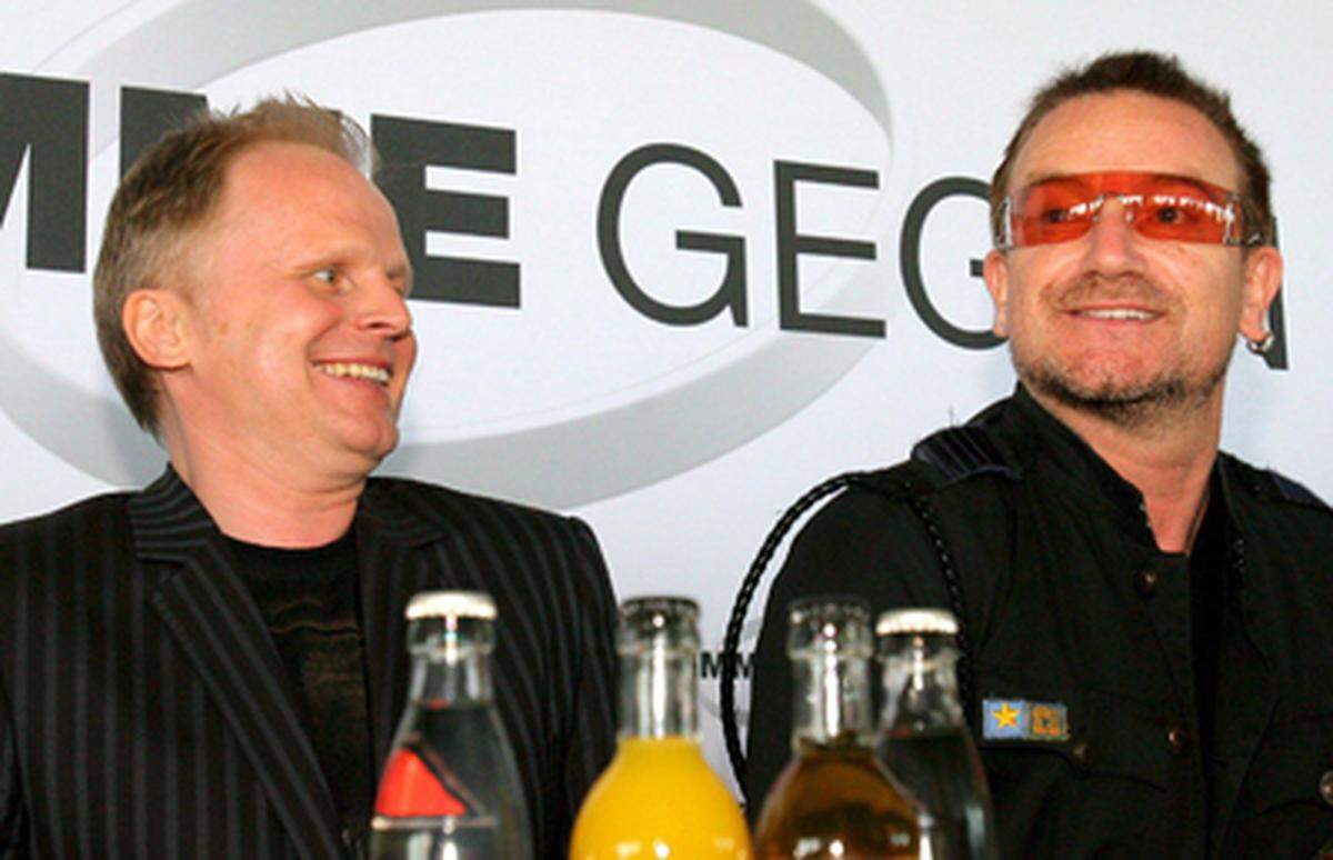 Der populärste Musiker in Deutschland unterstützt Bonos Projekte, so auch die weltweite Kampagne "Deine Stimme gegen Armut".