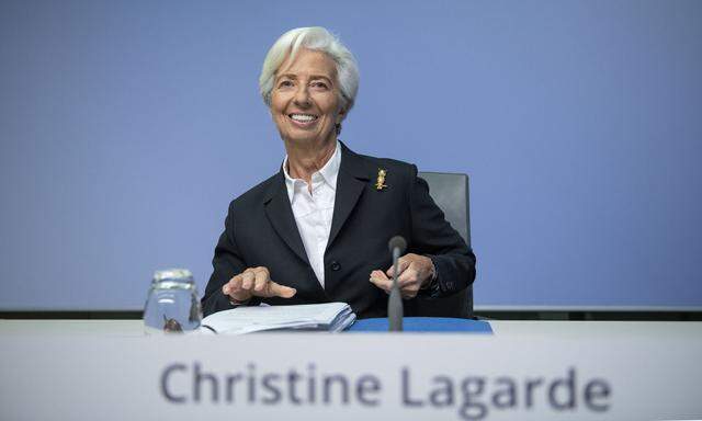 Christine Lagarde, Präsidentin der Europäischen Zentralbank