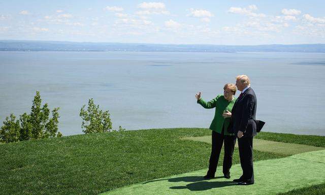 Merkel und Trump beim G7-Gipfel