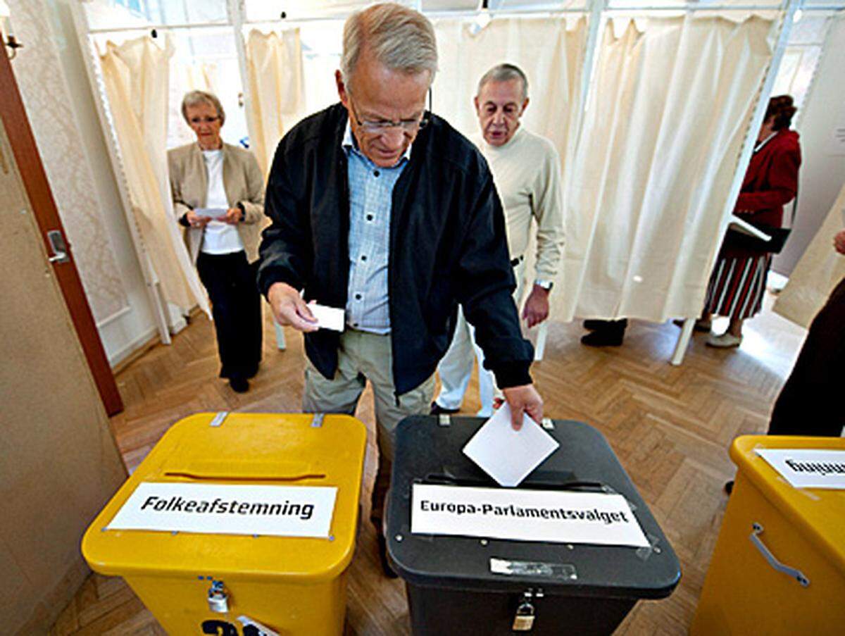 In Dänemark fand zeitgleich auch eine Abstimmung zur Änderung der Thronfolge ab.