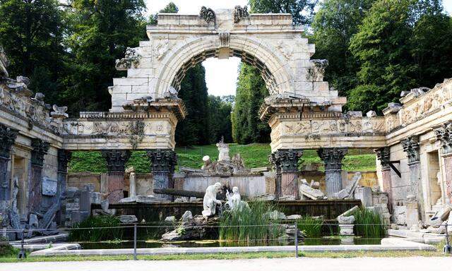 Unbekanntere Orte im Schönbrunner Schlosspark: Die Römische Ruine.