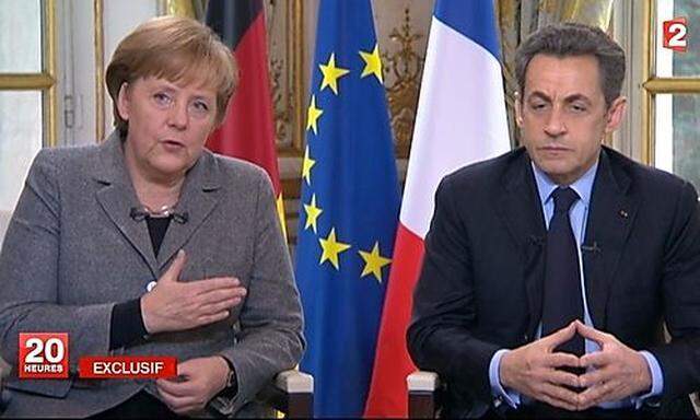 Merkel Sarkozy Interview