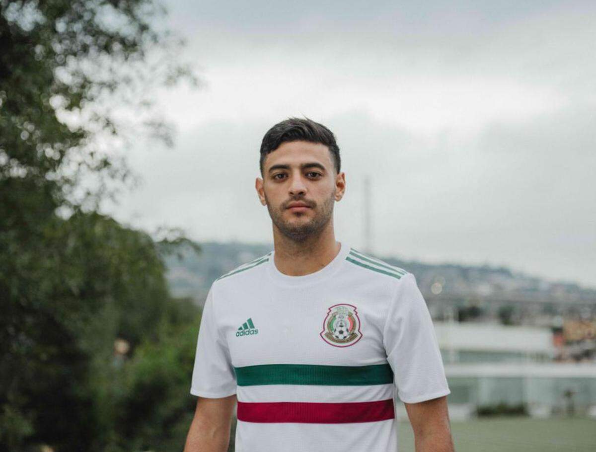 Gut gestreift: Mexikos Auswärtstrikot von Adidas.
