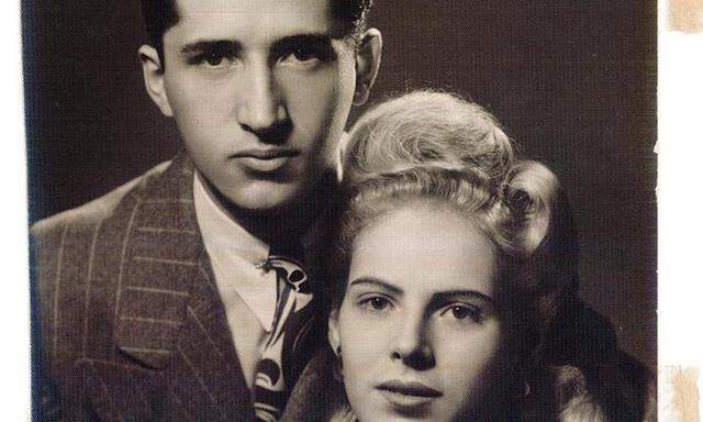 Emanuel Fuchs und seine Frau, Judith, in den USA, 1941.