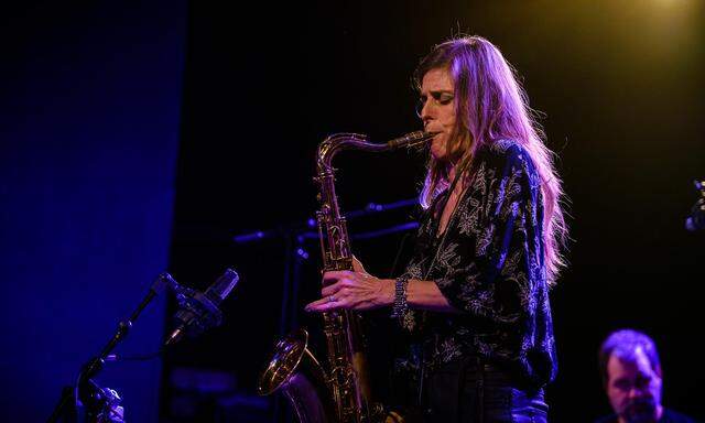 Die Saxofonistin Muriel Grossmann bei einem Auftritt im Porgy vor einem Jahr. 