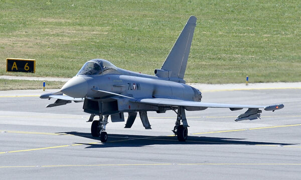 Ein Eurofighter des österreichischen Bundesheeres