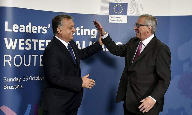 Juncker und Orbán werden trotz Geplänkels für die Kameras keine engen Freunde mehr.