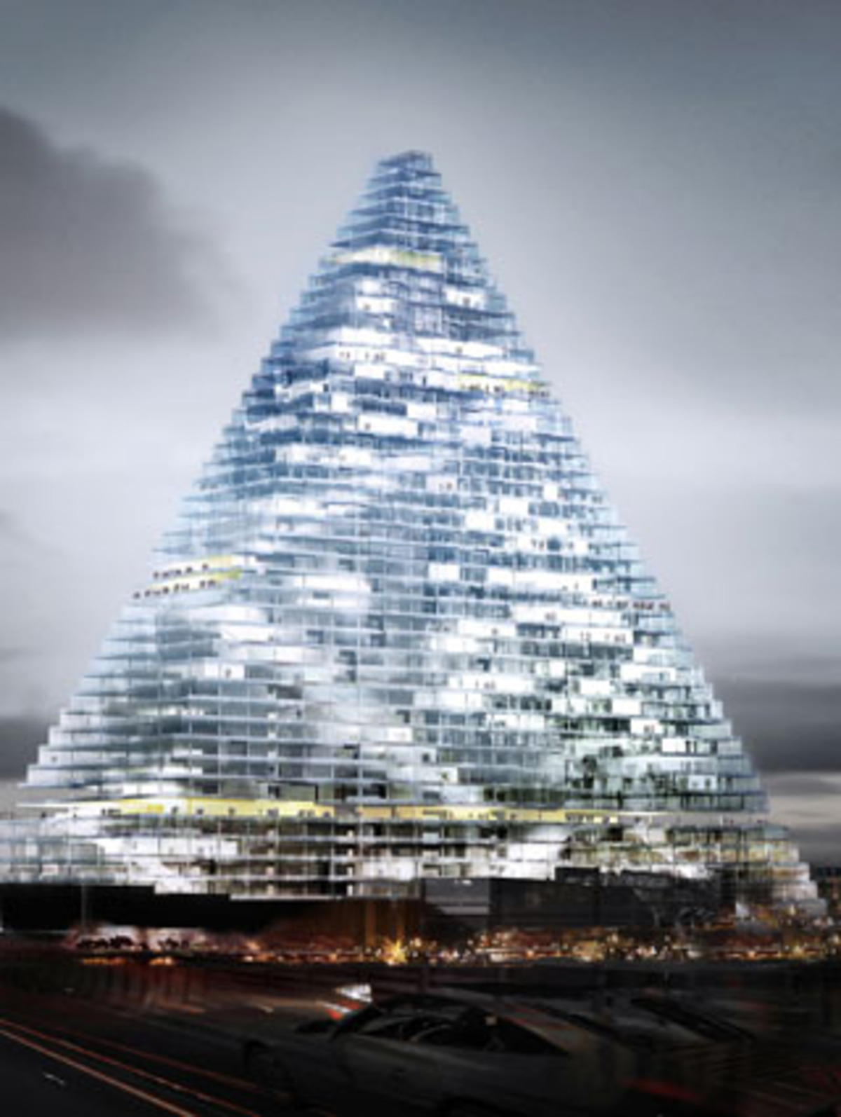 In Paris dürfen seit 31 Jahren keine Wolkenkratzer mehr in der Innenstadt gebaut werden - wegen des Schattens, den sie werfen. Daher haben die Schweizer Architekten Jacques Herzog und Pierre de Meuron ein Hochhaus mit 50 Stockwerken entworfen, dass keinen Schatten wirft. Denn die Konstruktion besteht aus Stahl und Glas. Es soll 2014 fertig sein.