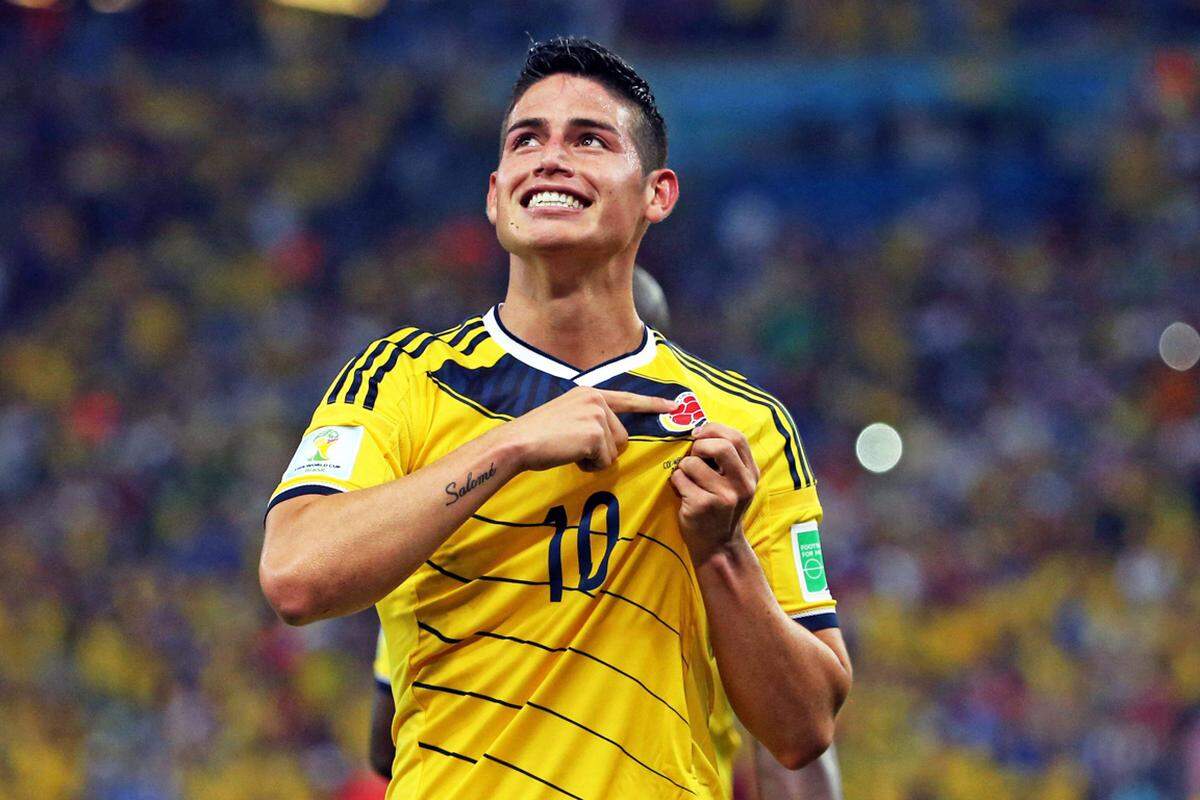 Der Kolumbianer ist mit seinen sechs Treffern das Gesicht dieser WM. Außer Experten und Monaco-Fans kannte den Kolumbianer in Europa kaum jemand. Dank seiner sechs Treffer ist der 22-Jährige heiß begehrt. Für die Monegassen ein Jackpot – Marktwert: 50 Millionen Euro aufwärts.