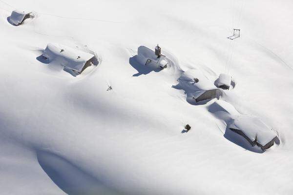 Bei manchen Häusern wird es noch länger dauern, bis sie wieder zugänglich sind, wie hier in Vorarlberg.