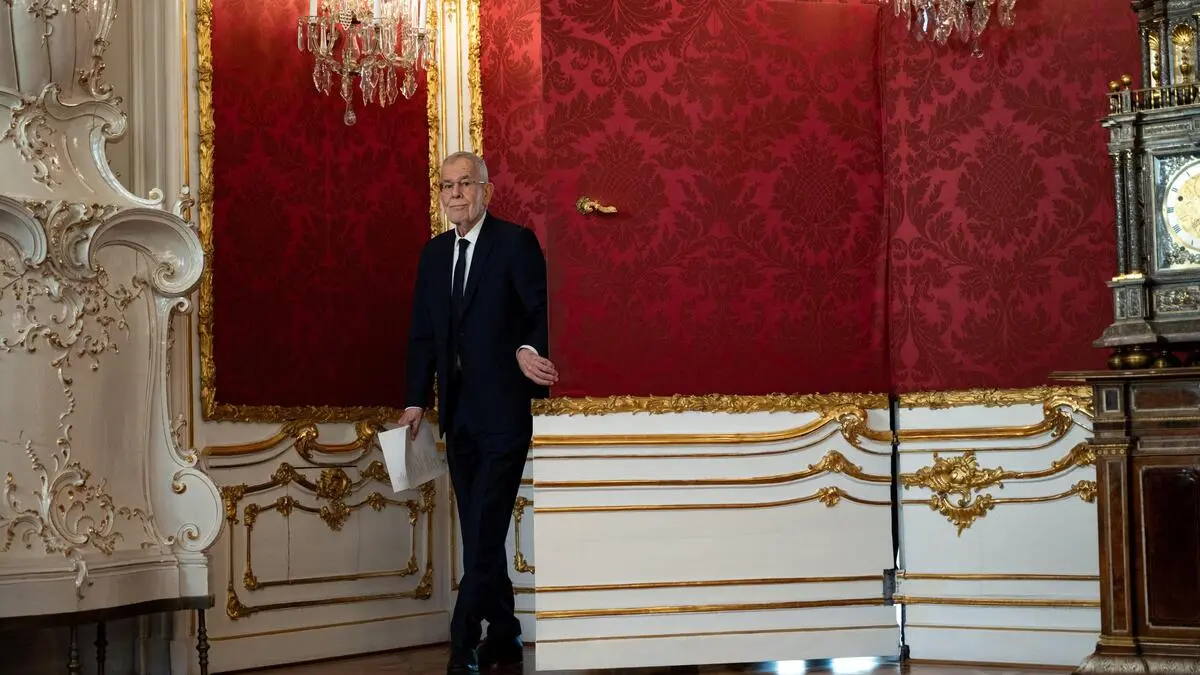 Van der Bellen has to relocate due to renovations at the Hofburg Palace