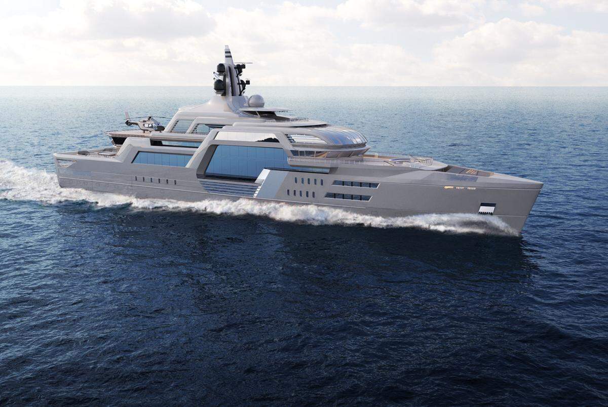 Eine Yacht für Technikliebhaber hat der in Berlin lebende Yachtdesigner Theodoros Fotiadis mit seinem Konzept zu "Stormbreaker" entwickelt.