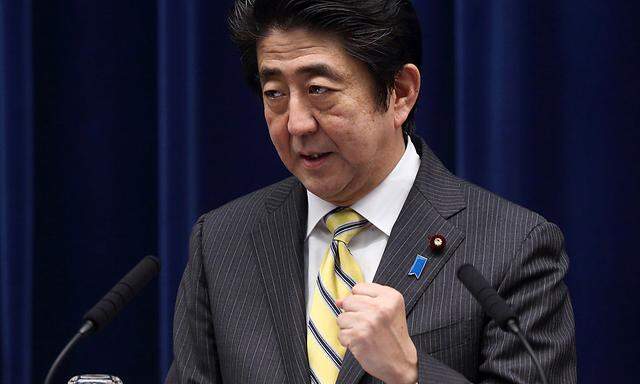 Protestiert gegen russisches Manöver: Japans Premier Shinzo Abe