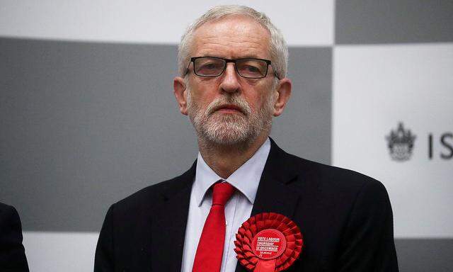Archivbild: Jeremy Corbyn war bis zu seiner Wahlniederlage im Dezember 2019 Parteichef der Labour-Partei.