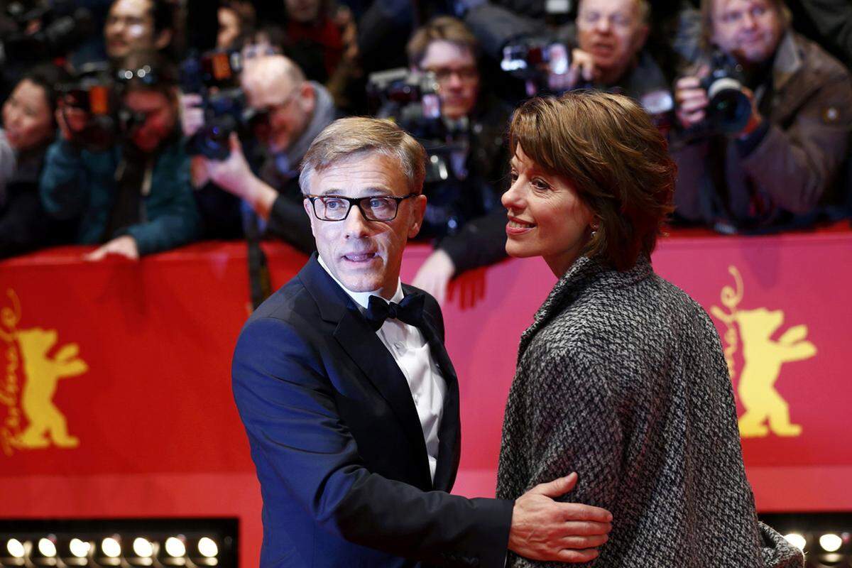 Österreichs Oscar-Darling Christoph Waltz und sein Frau Judith Holste, ...