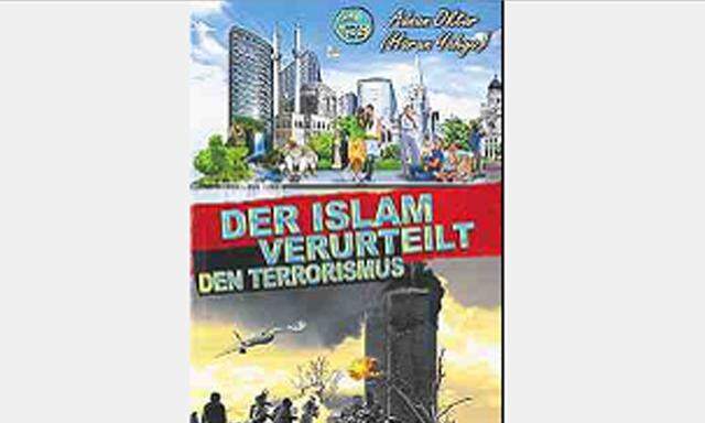 In Wien verteiltes Adnan-Oktar-Buch.