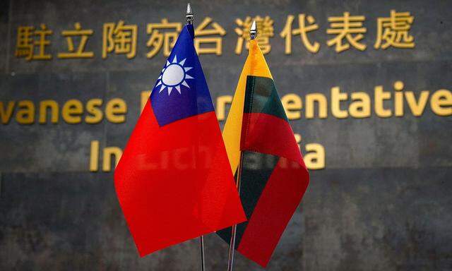 Stein des Anstoßes: Die Eröffnung eines taiwanesischen Handelsbüros in Vilnius unter dem Namen „Taiwan“.
