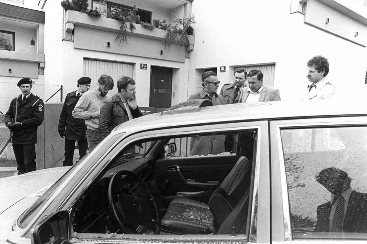 1. Mai 1981: Die palästinensische Abu Nidal-Gruppe ermordet den Wiener Stadtrat und Präsidenten der Österreichisch-israelischen Gesellschaft, Heinz Nittel (SPÖ).