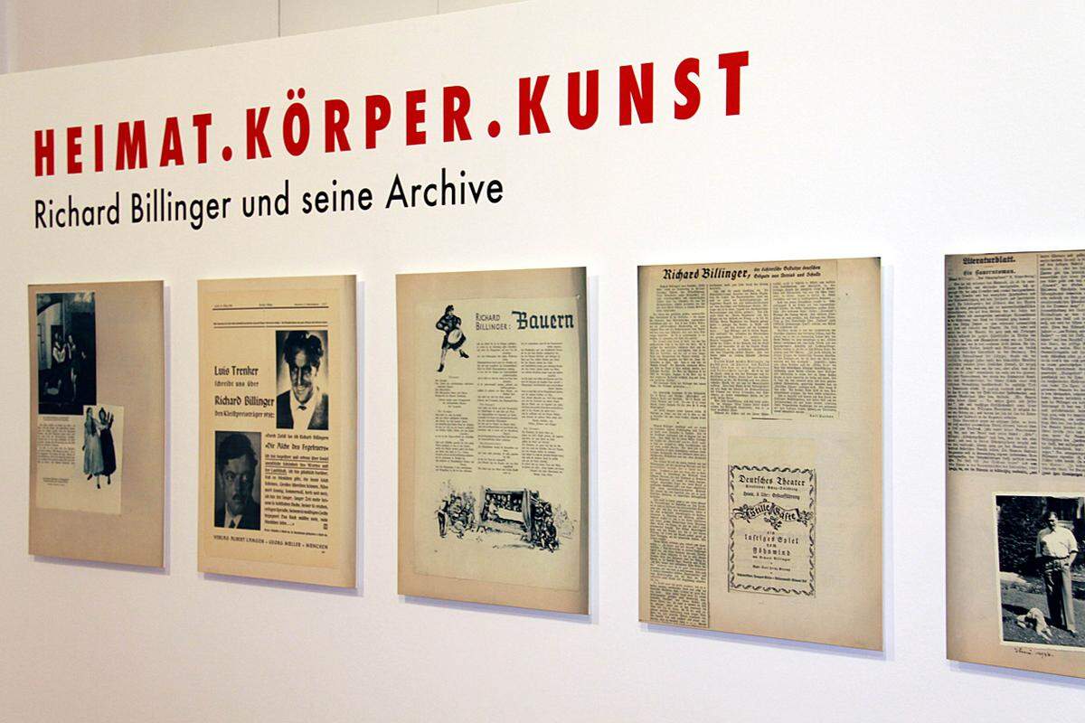 Ab 16. Oktober zeigt das Linzer Stifter Haus die Austellung "Heimat. Körper. Kunst". Die Schau blickt hinter die Fassade des Schriftstellers Richard Billinger (1890 - 1965) und zeigt die vielen Gesichter des Innviertlers: