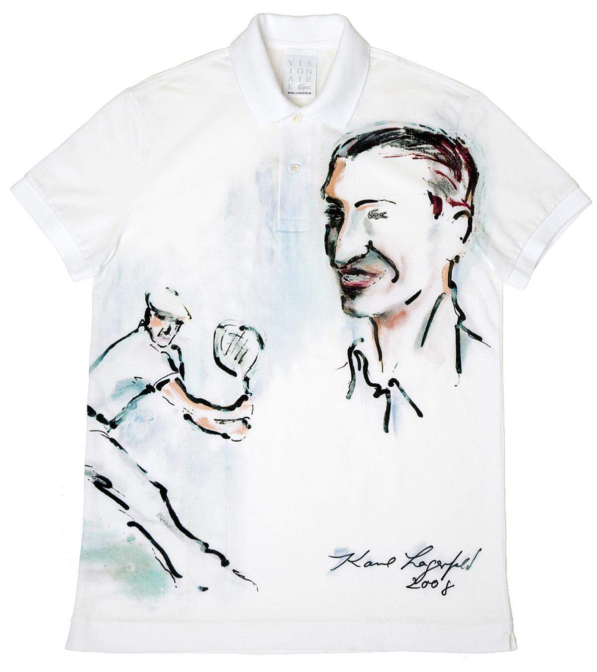 Dennoch gilt Lacoste als Vater des Polohemds: Der erfolgreiche Tennisspieler - Spitzname: Krokodil - hatte sich 1927 kurzärmelige Shirts anfertigen lassen.Bis dahin trugen die Vertreter des "weißen Sports" gewöhnliche weiße Hemden samt weißem Blazer - deshalb auch der Name.