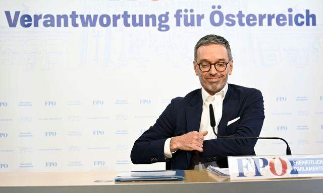 FPÖ-Obmann Herbert Kickl