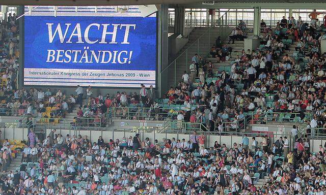 Archivbild: Kongress der Zeugen Jehovas 2009 im Wiener Ernst-Happel-Stadion 