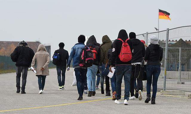 Flüchtlinge auf dem Weg nach Deutschland