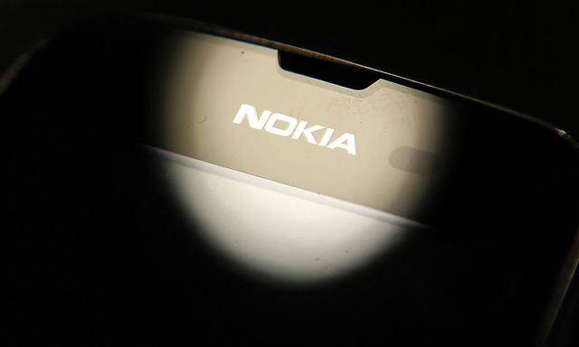 A Nokia smartphone is seen in this photo illustration taken in Bucharest