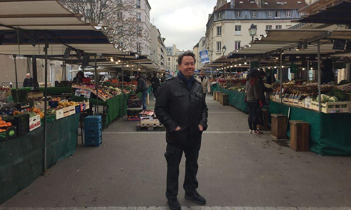 Gleich daneben der Lebensmittelmarkt Marché d'Alligre. Für einen Österreicher nicht weiter ungewöhnlich, für den Amerikaner Ric Gibbs eine Sensation.