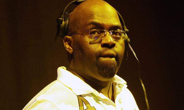 Frankie Knuckles from the United States performs during his DJ set at the Sonar festival in Barcelona