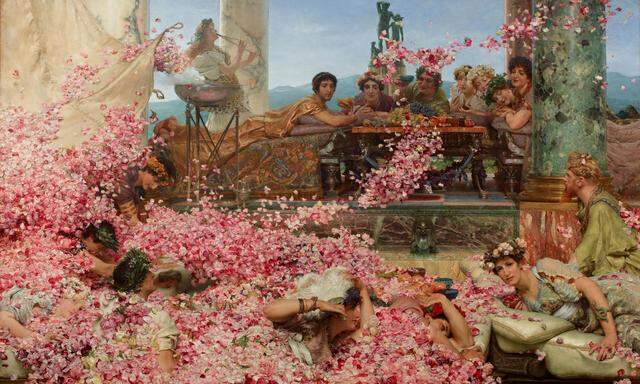 Lawrence Alma-Tadema. Die Rosen des Heliogabalus, 1888, Sammlung Pérez Simón, Mexiko.