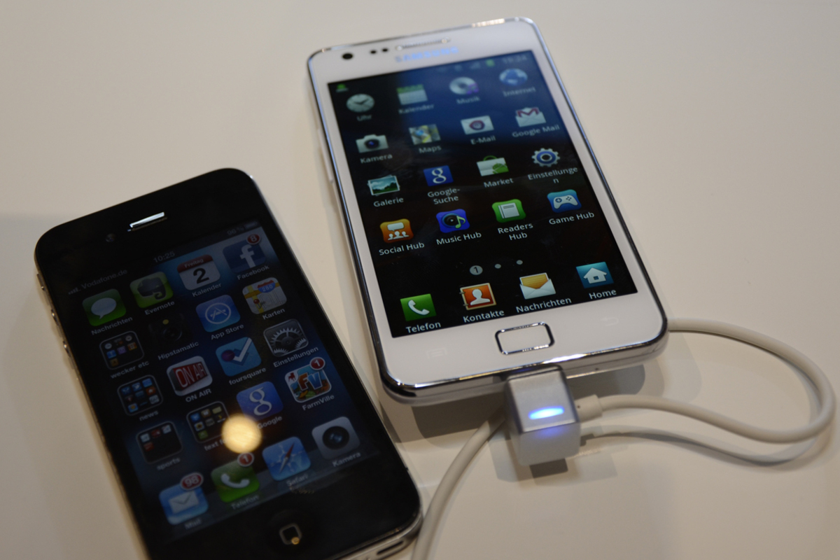 Dasselbe gilt für das Smartphone Galaxy S2, das auf der IFA bereits in Weiß zu sehen war.