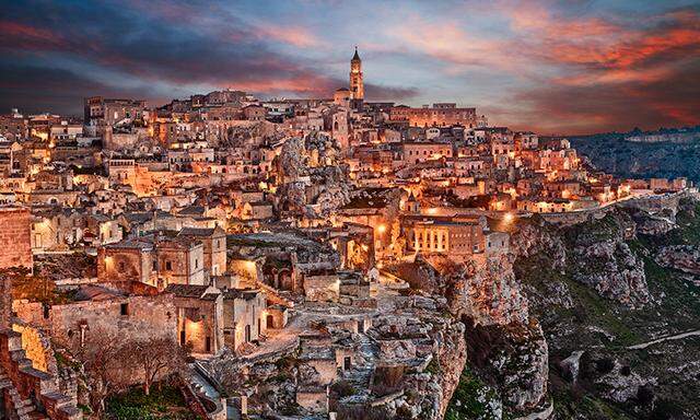 Matera, Basilicata, Italy: Landscape of the old town