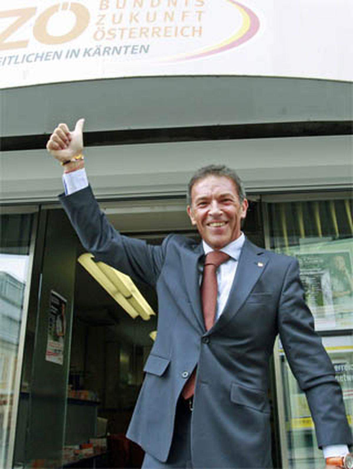 "Für uns ist das ein Traum", sagte BZÖ-Chef Jörg Haider  in einer ersten Reaktion. Man sei "wider Erwarten der große Sieger" der Wahl, eine Verdreifachung eines Ergebnisses bei einer Nationalratswahl sei "ein neuer Rekord in Österreich".