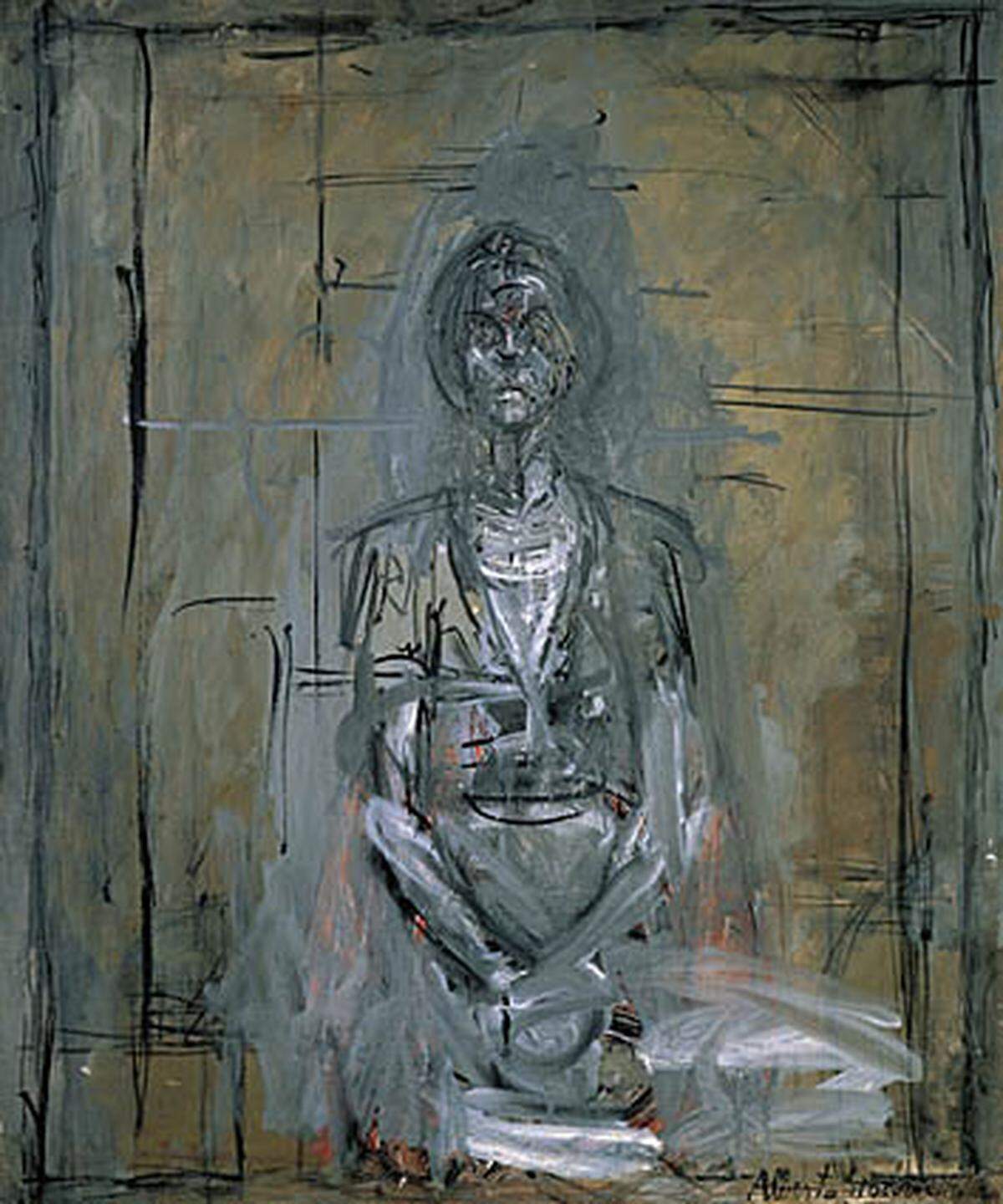 Alberto Giacometti, Bildnis von Annette, 1958, Albertina, Wien – Sammlung Batliner, (c) VBK Wien, 2009