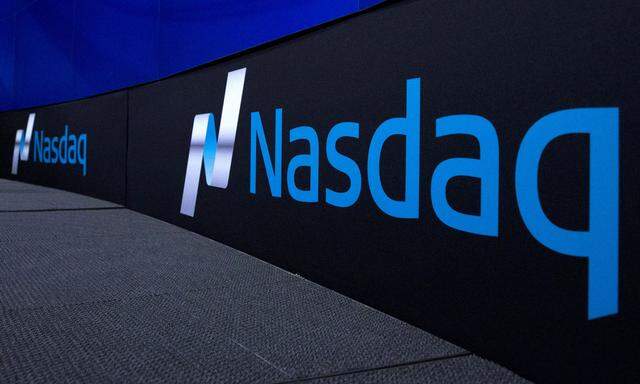 FILE PHOTO: The Nasdaq logo is displayed at the Nasdaq Market site in New York