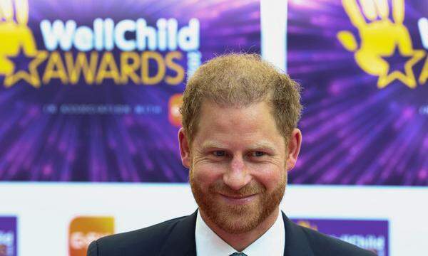 Prinz Harry bei den WellChild Awards in London. 