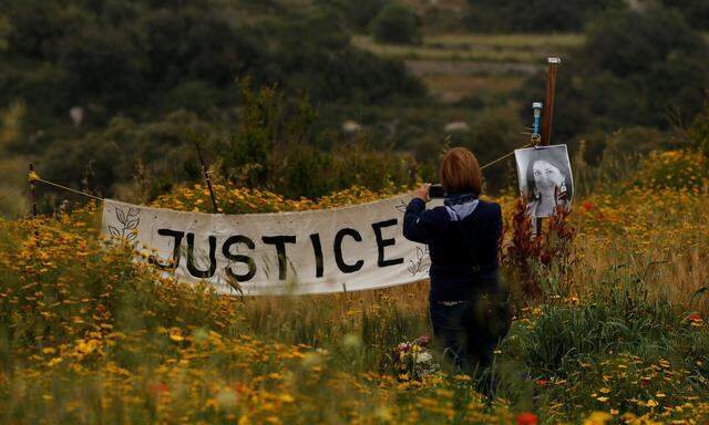 Hier explodierte am 16. Oktober 2017 das Auto der maltesischen Journalistin Daphne Caruana Galizia.