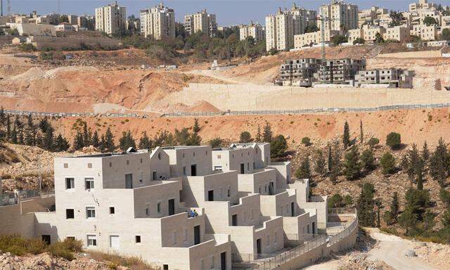 Streitpunkt: Israelische Siedlungen im Westjordanland.