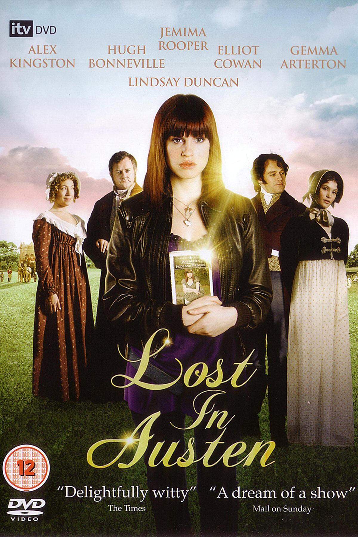 Keine Adaption, sondern eine Um-schreibung ist dieser BBC-Vierteiler: Darin gerät ein Austen-Fan (Jemima Rooper) aus der Gegenwart in die Welt von "Stolz und Vorurteil", wo sie Elizabeths Stelle einnimmt und für allerlei Verwirrungen sorgt. Elliot Cowan spielt den Darcy.