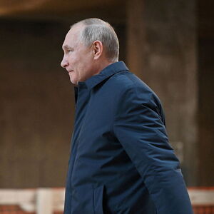 Putin am Sonntag in Moskau.