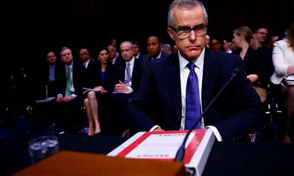 Ein Bild aus dem Jahr 2017: Andrew McCabe sagt vor dem US-Senat aus.