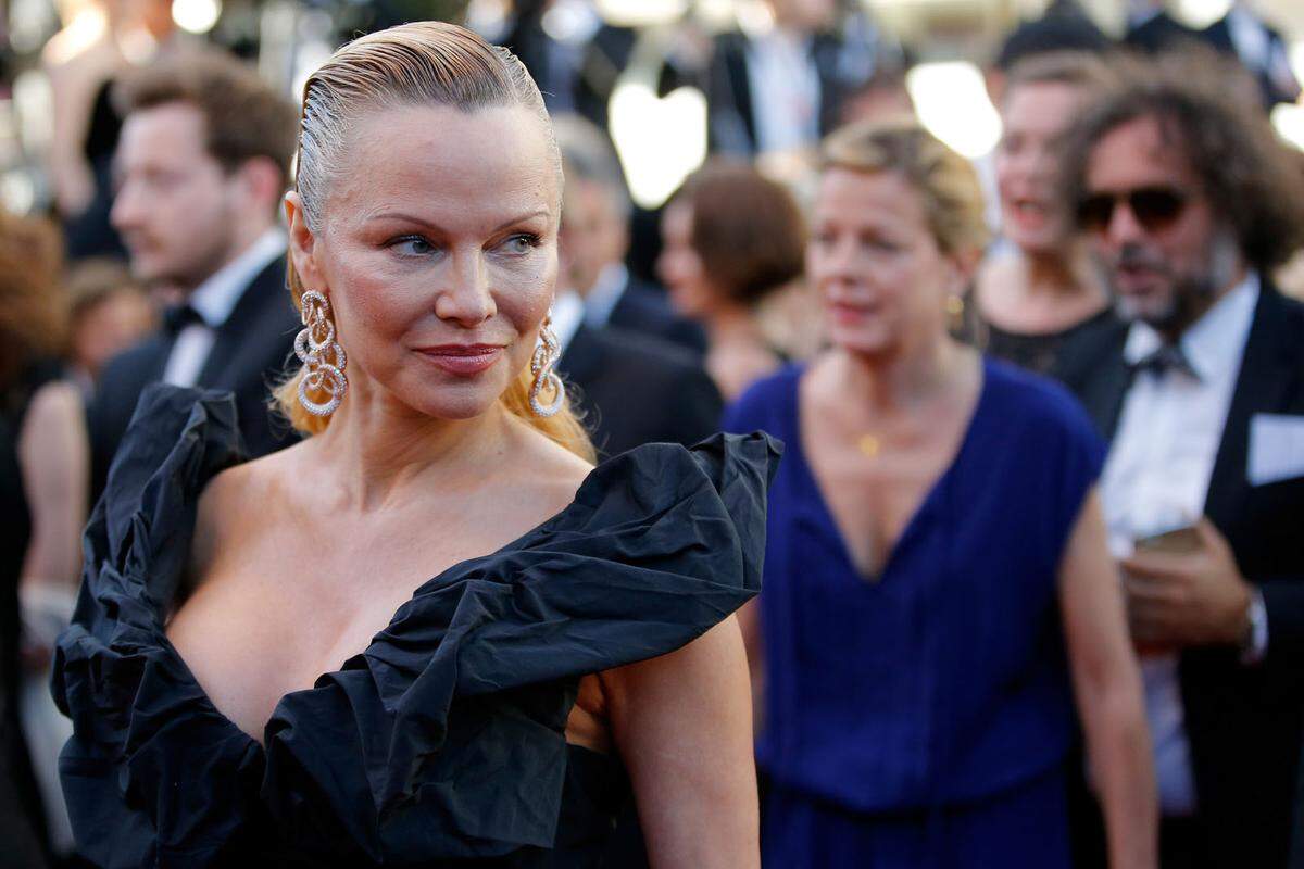 2017: Pamela Anderson beim 70. Film Festival in Cannes.