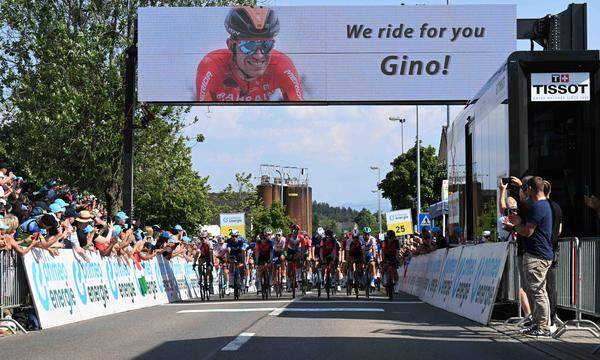Tour de Suisse  im Gedenken an Gino Mäder