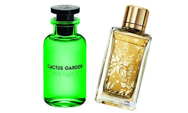 „Cactus Garden“, 100 ml Parfum de Cologne um 210 Euro. „Patchouli Aromatique“ aus der Kollektion „Le Jardin“ von Lancôme, 100 ml Eau de Parfum um 150 Euro.