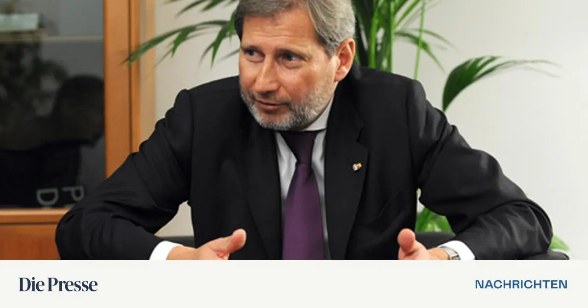 Johannes Hahn „Wir beseitigen Geburtskrankheiten des...