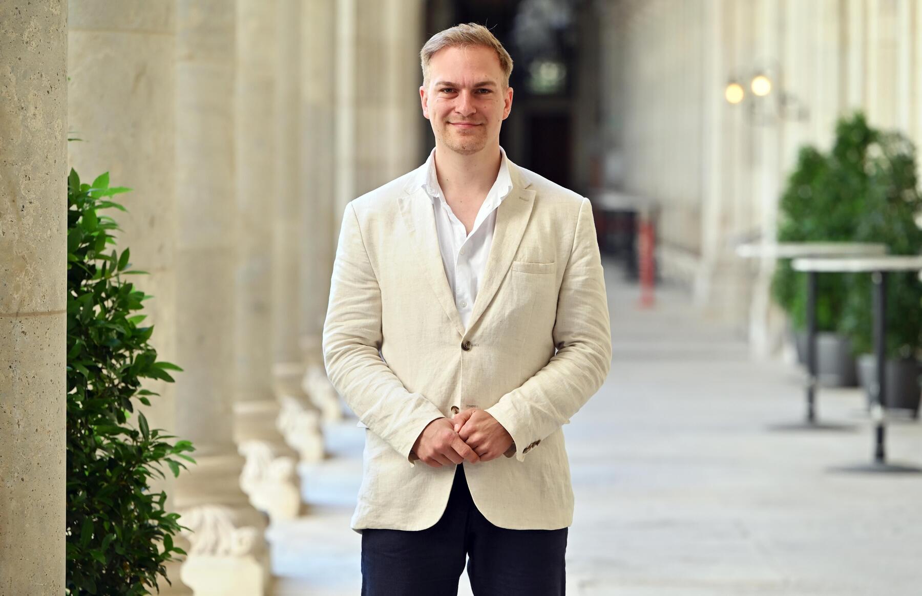 The left's hope Alexander Ackerl: "I am no fire-breathing rich-eater"