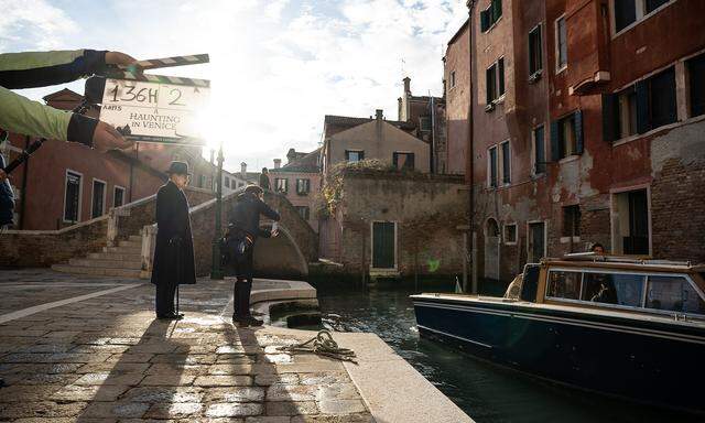 Und Cut: Kenneth Branagh ist in „A Haunting in Venice“ wieder als Agatha Christies Monsieur Poirot im Einsatz. 