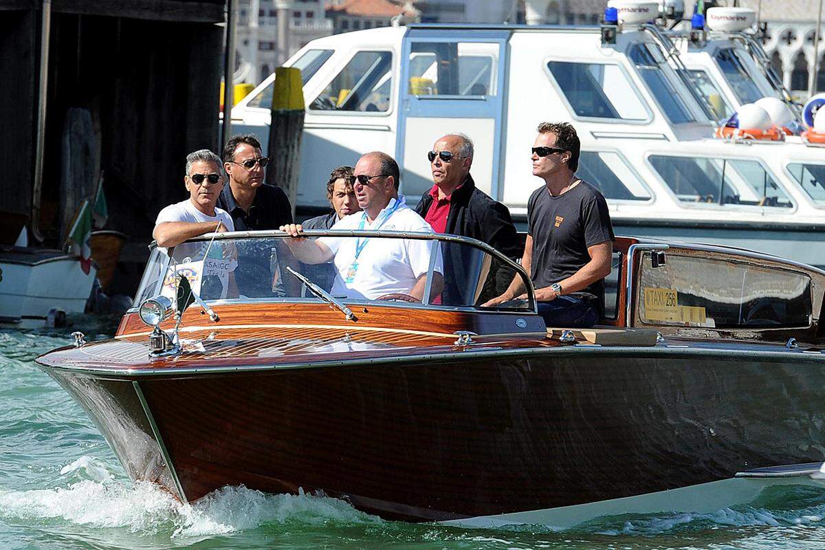 Die Biennale in Venedig ist für George Clooney alles andere als das. Der Meister der medialen Inszenierung wird auch heuer seinem Image gerecht.